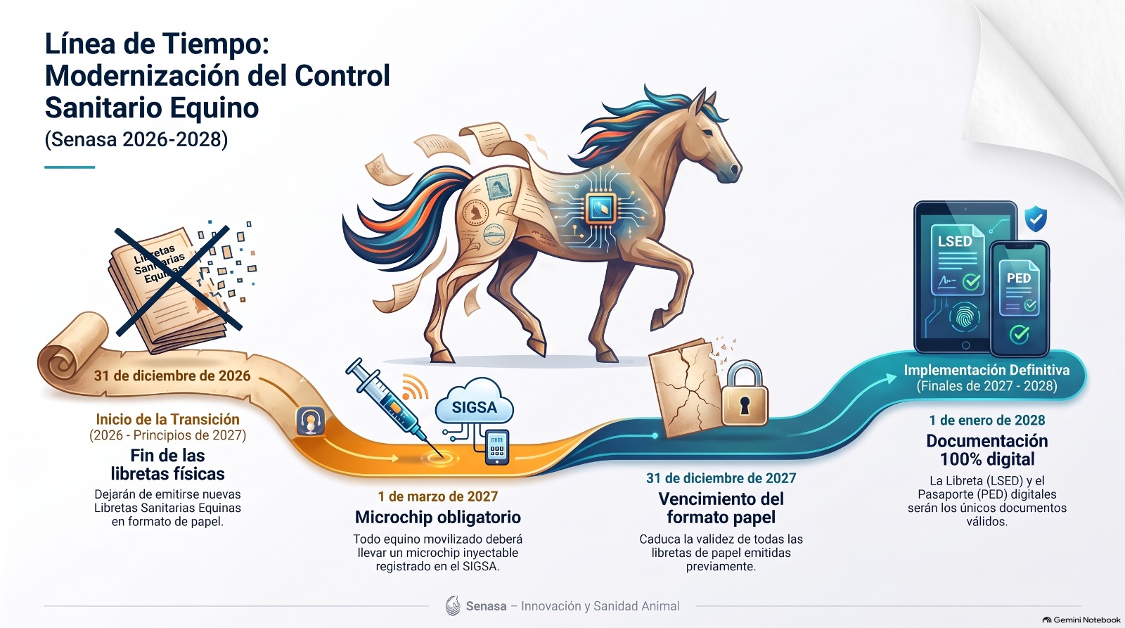 Equinos: actualizan la disposición sobre trazabilidad digital y el microchip obligatorio